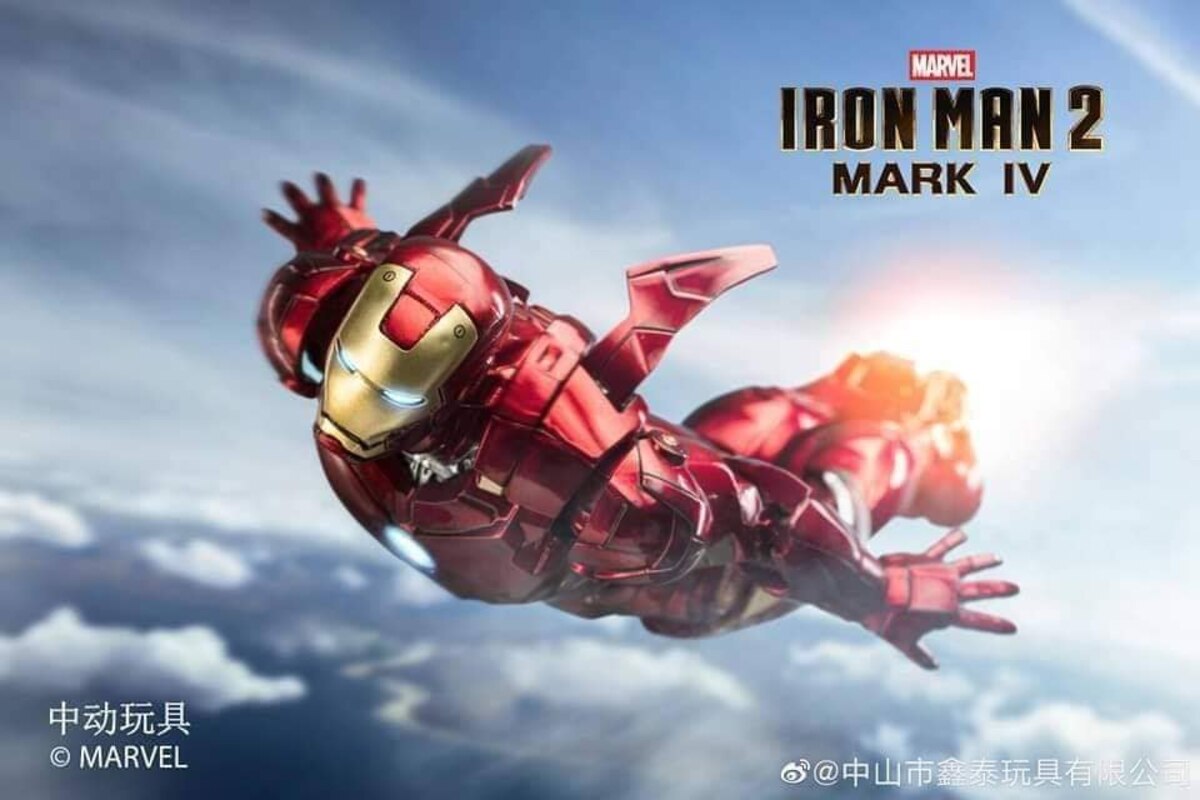 ZD Toys Iron Man Mark IV Action Figure ( w Light Up Function )