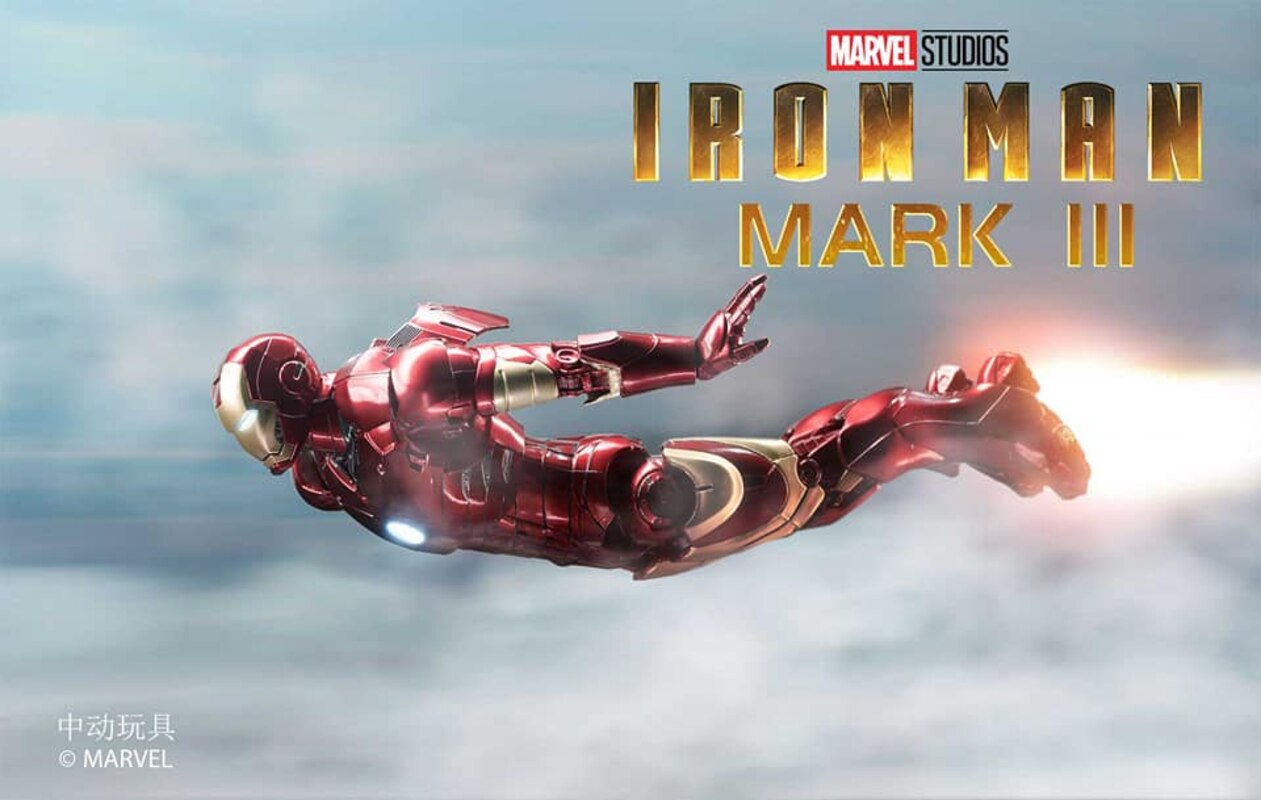 ZD Toys Iron Man Mark 3 (III) Action Figure ( No Light Up Function )