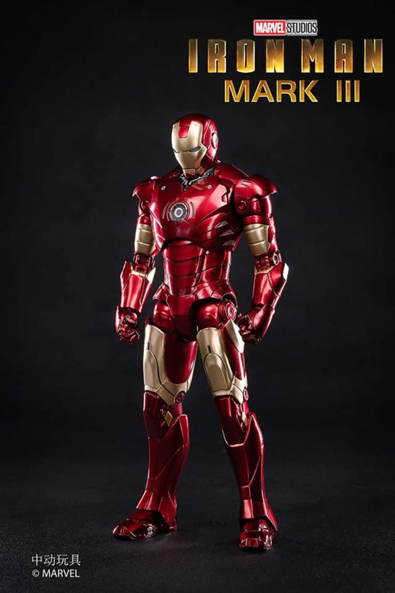 ZD Toys Iron Man Mark 3 (III) Action Figure ( No Light Up Function )