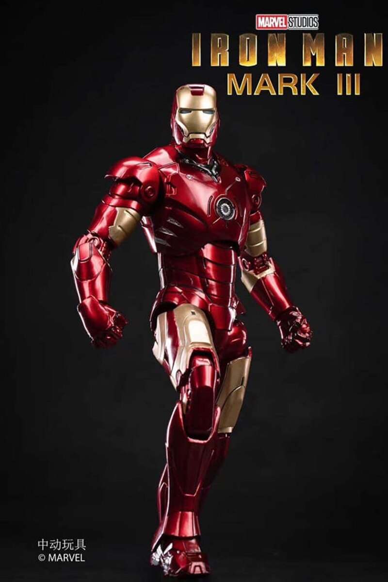 ZD Toys Iron Man Mark 3 (III) Action Figure ( No Light Up Function )