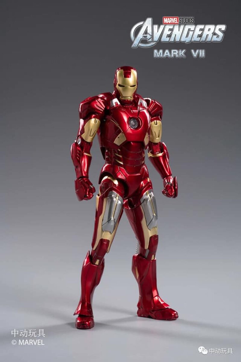 ZD Toys Iron Man Mark 7 (VII)Action Figure ( No Light Up Function )