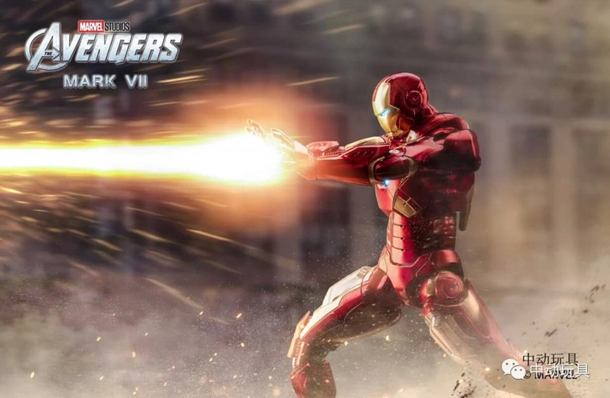 ZD Toys Iron Man Mark 7 (VII)Action Figure ( No Light Up Function )