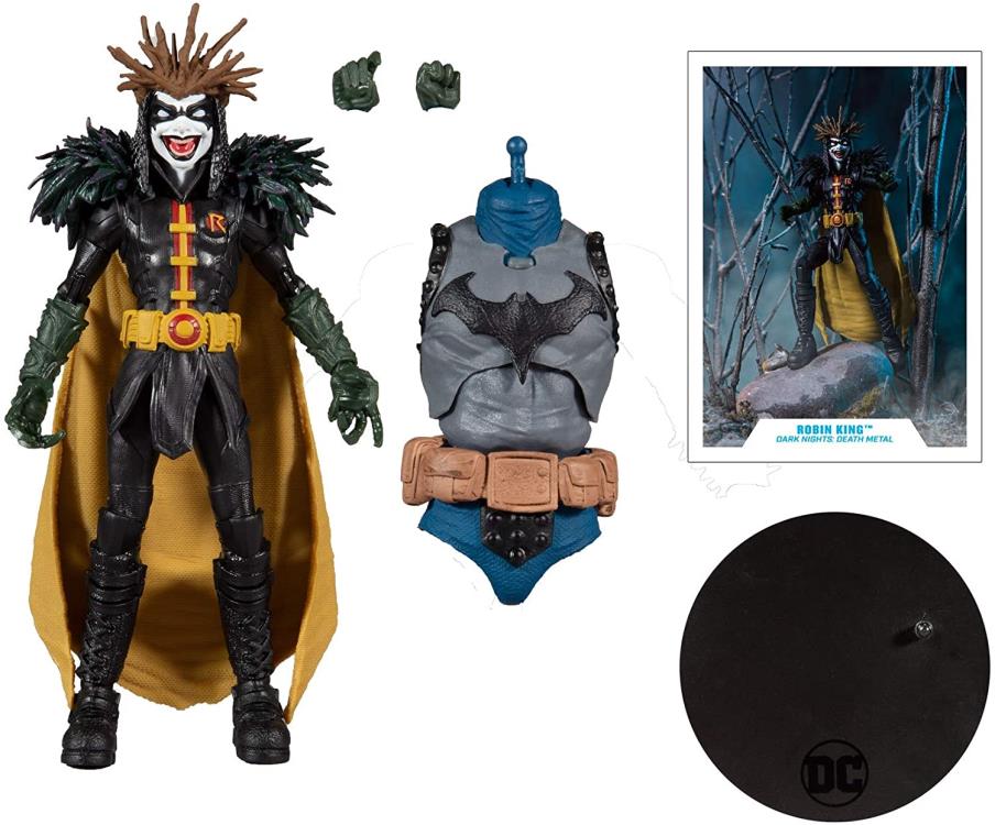 Mcfarlane Toys DC Multiverse Dark Nights: Death Metal King Robin Action Figure (Collect to Build: Darkfather)