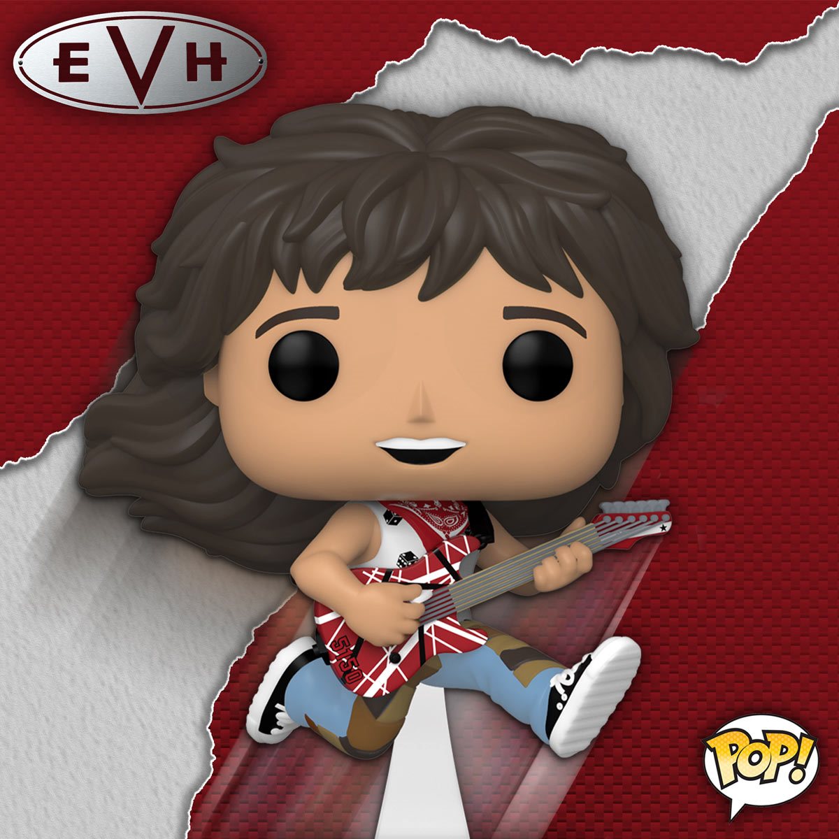 Funko POP! Eddie Van Halen with Guitar Vinyl Figure