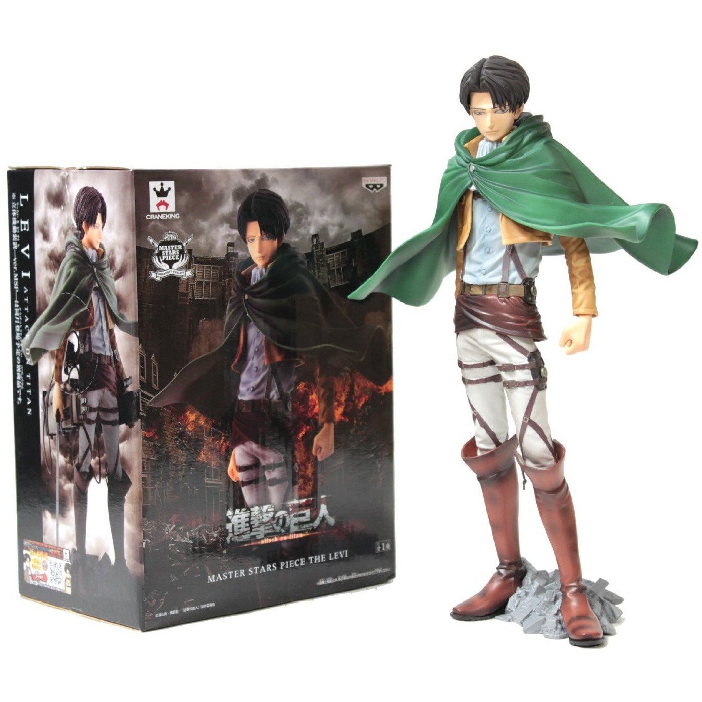 Attack on Titan Master Stars Piece Levi & 3D Maneuver Gear - Nerd Arena