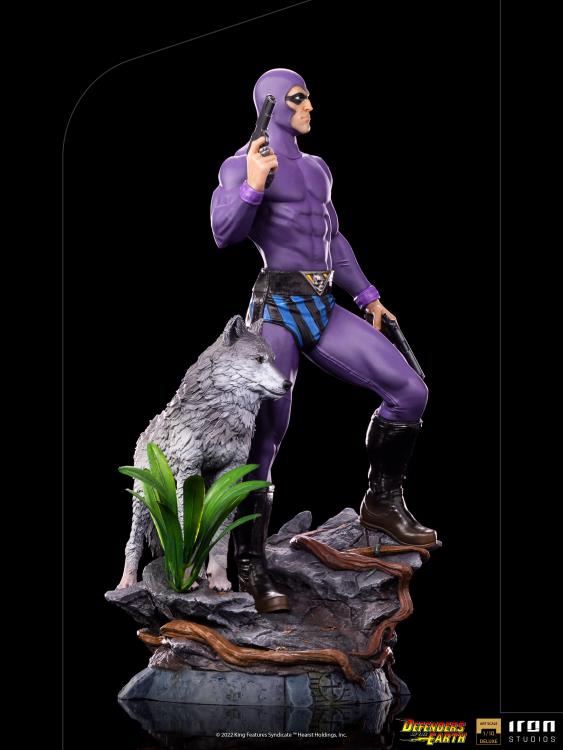 Iron Studios Defenders of the Earth - The Phantom Deluxe 1/10 Art Scale Limited Edition Statue