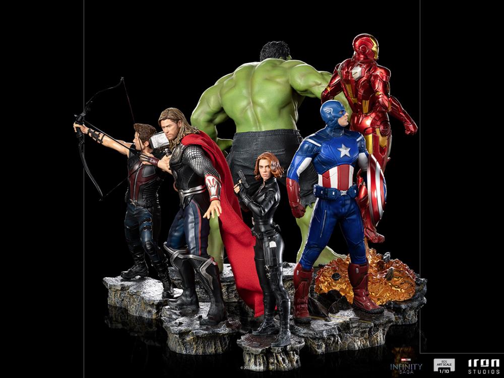 Iron Studios The Infinity Saga: Battle Diorama Series - Black Widow (Battle of New York) 1/10 Art Scale Limited Edition Statue