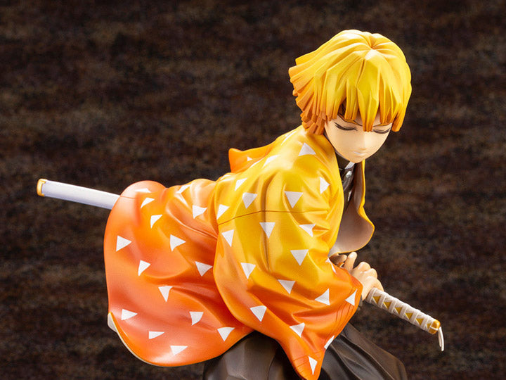 Kotobukiya Demon Slayer: Kimetsu No Yaiba ArtFX J - Zenitsu Agatsuma Statue