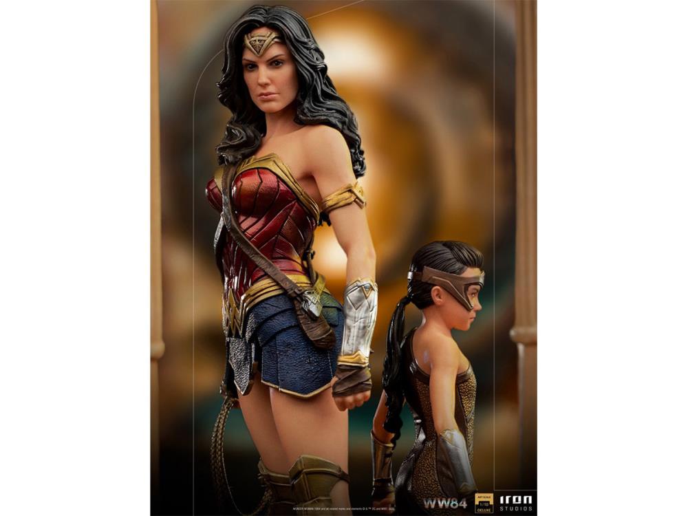 Iron Studios Wonder Woman 1984 Wonder Woman & Young Diana 1/10 Deluxe Art Scale Limited Edition Statue