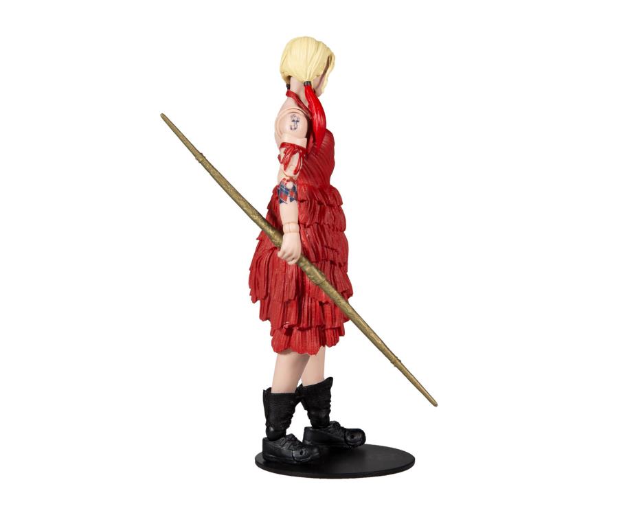 McFarlane Toys DC Multiverse: The Suicide Squad Harley Quinn Action Figure (Collect to Build: King Shark)