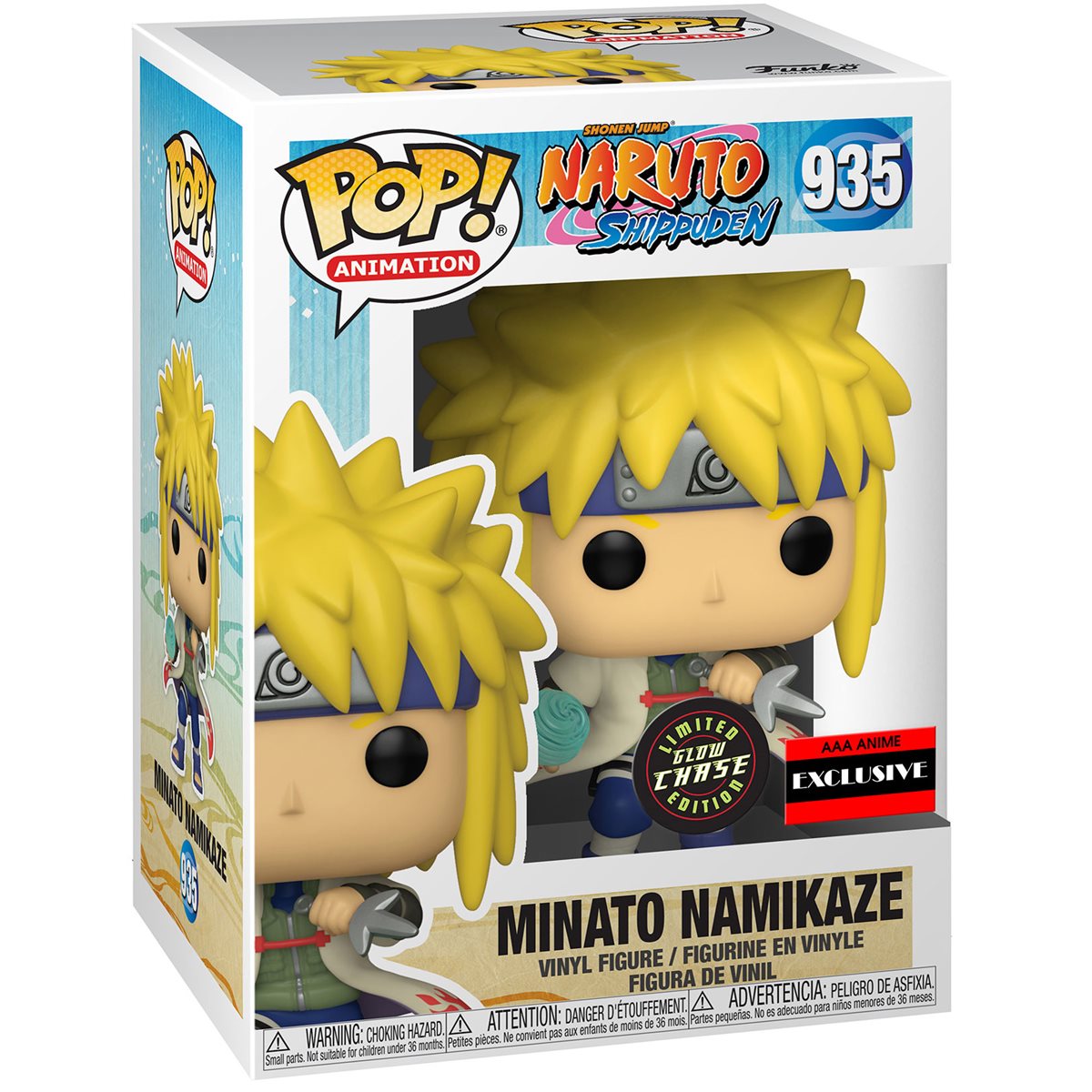 Funko POP! Animation: Naruto Shippuden - Minato (Rasengan) (AAA Anime Exclusive Chase Version)