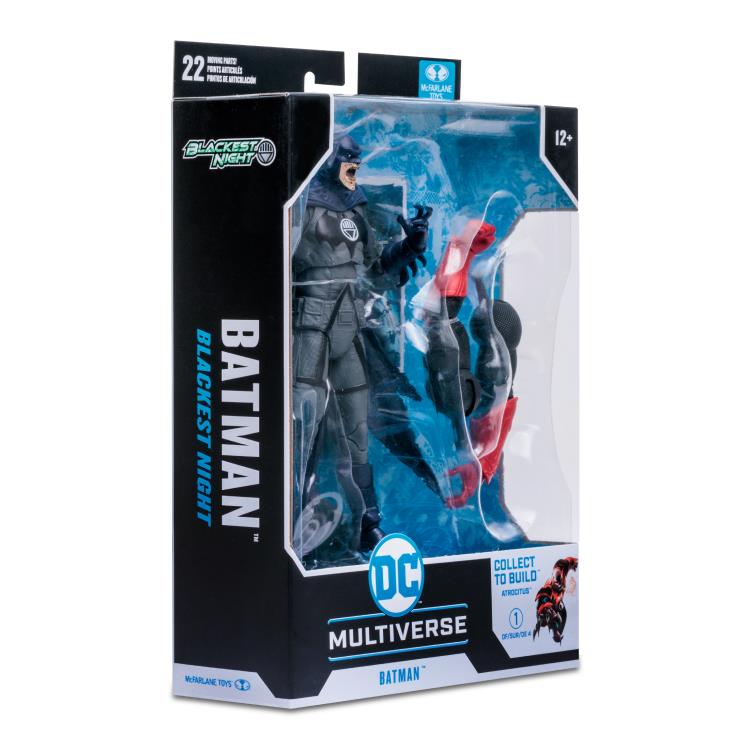 Mcfarlane DC Multiverse: Blackest Night - Batman (Black Lantern) Action Figure (Collect to Build: Atrocitus)