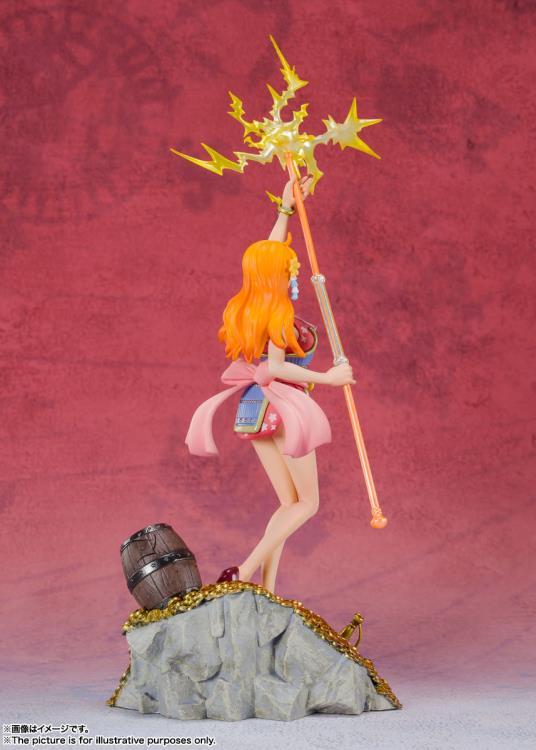 Bandai Figuarts Zero One Piece: Nami (WT100 Commemorative: Daikaizoku Hyakkei) statue