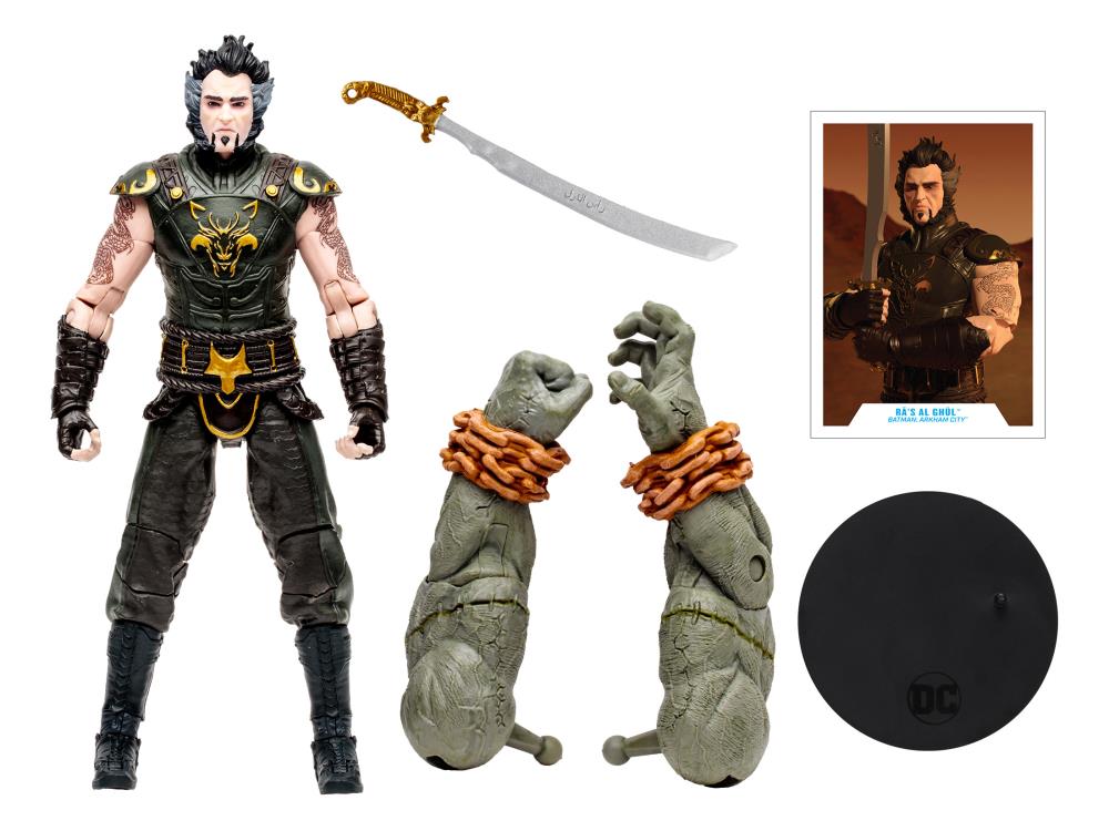 Mcfarlane DC Multiverse: Arkham City - Ra's Al Ghul Action Figure (Collect to Build: Solomon Grundy)