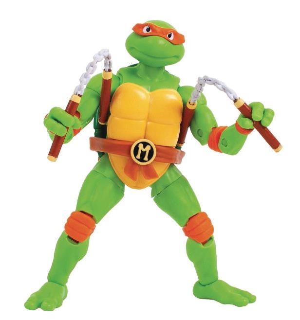 The Loyal Subjects BST AXN: Teenage Mutant Ninja Turtles Michelangelo Action Figure
