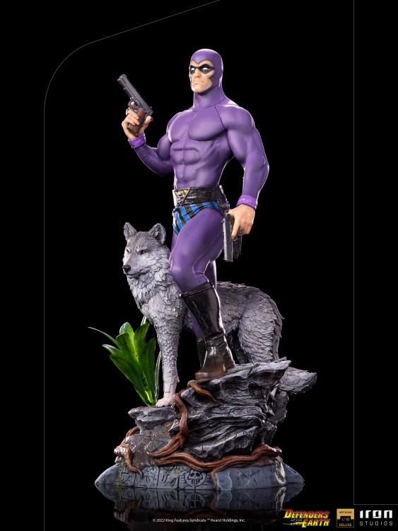 Iron Studios Defenders of the Earth - The Phantom Deluxe 1/10 Art Scale Limited Edition Statue