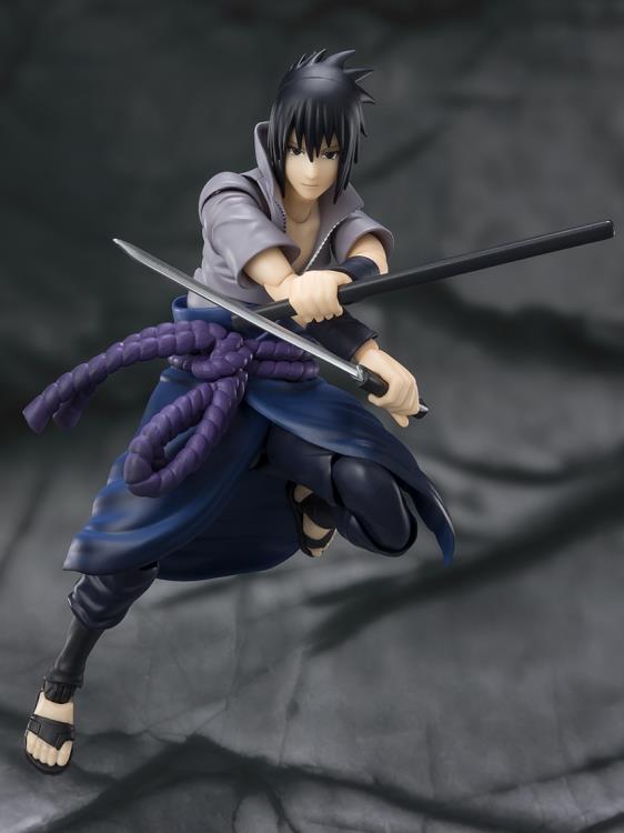 Bandai S.H.Figuarts Naruto: Shippuden - Sasuke Uchiha (He Who Bears All Hatred) Action Figure
