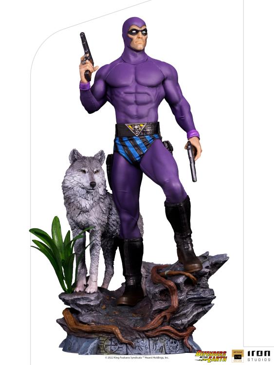 Iron Studios Defenders of the Earth - The Phantom Deluxe 1/10 Art Scale Limited Edition Statue