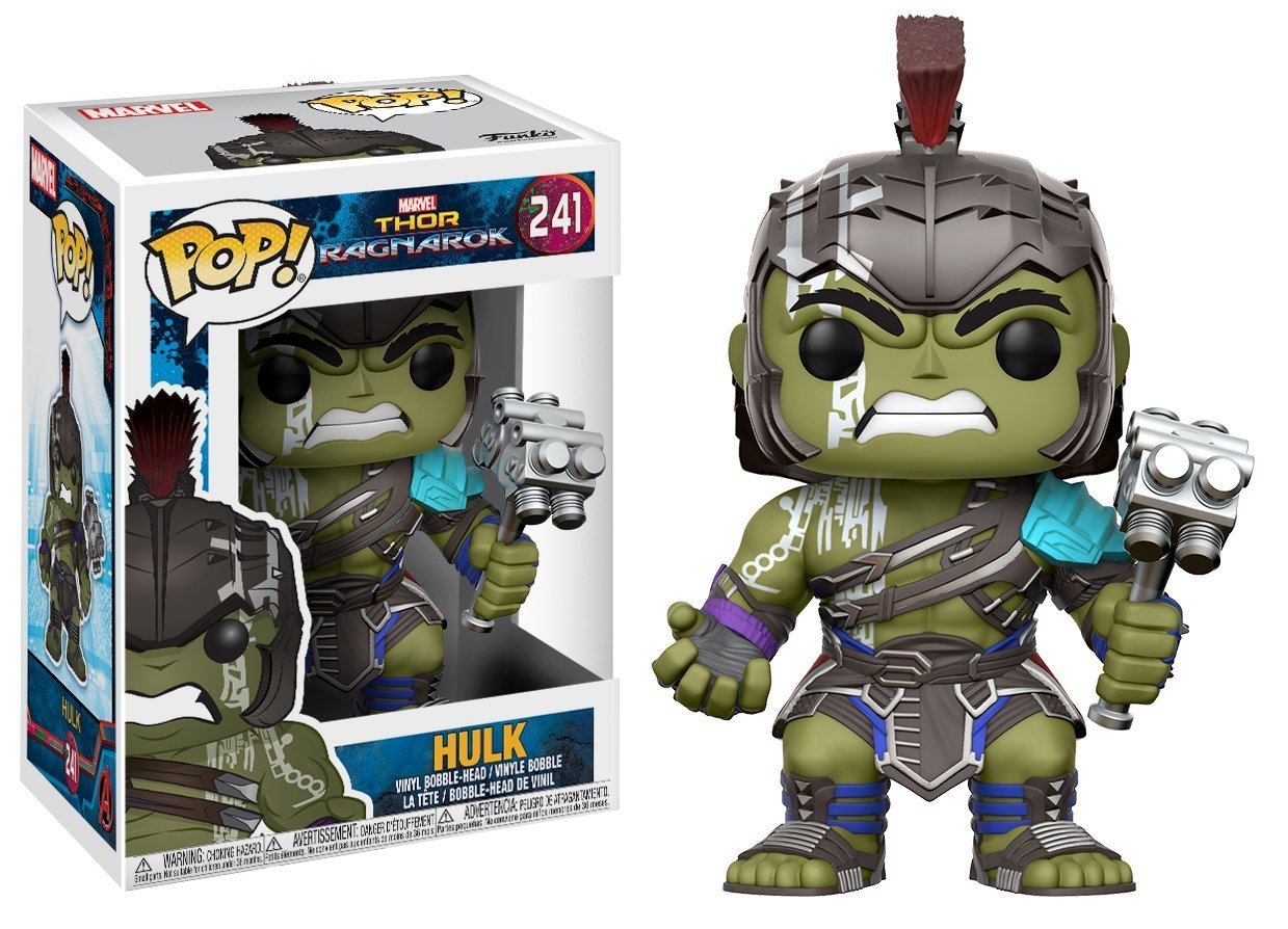 Funko Pop! Marvel: Thor Ragnarok - Hulk Helmeted Gladiator - Nerd Arena