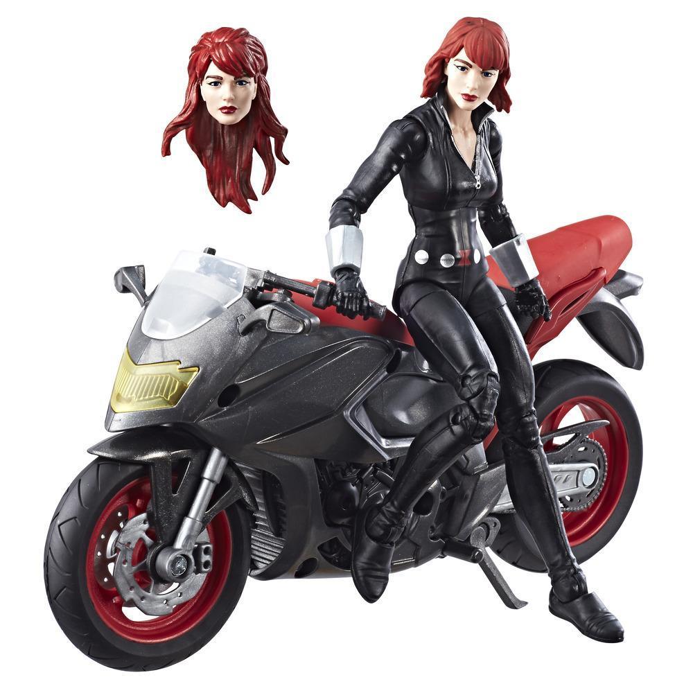 Hasbro Marvel Legends Series 6-inch Black Widow and Motorcycle - Nerd Arena