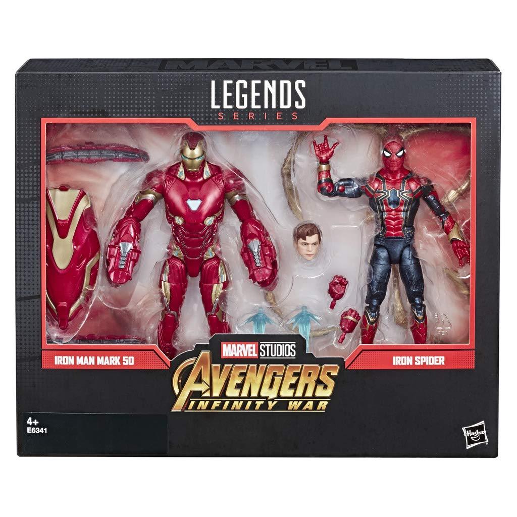 Hasbro Marvel Legends Series Avengers: Infinity War Iron Man Mark 50 and Iron Spider Action Figure 2-Pack - Nerd Arena