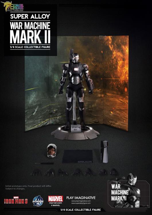 Iron Man 3 Super Alloy War Machine Mark II 1/4 Scale Figure - Nerd Arena