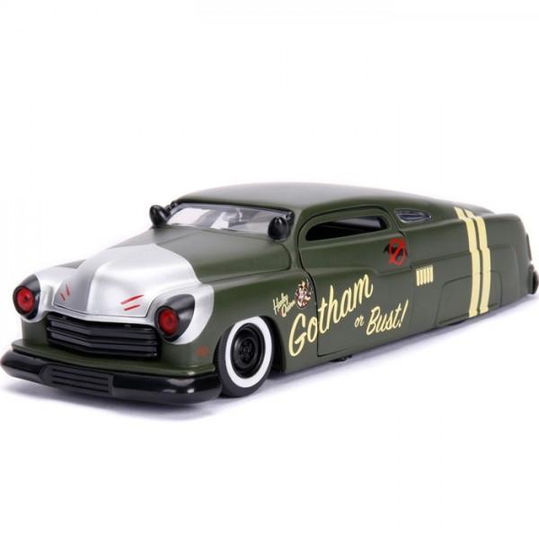 Jada 1:24 Scale DC Bombshell 1951 Mercury w/ Harley Quinn Figure - Nerd Arena