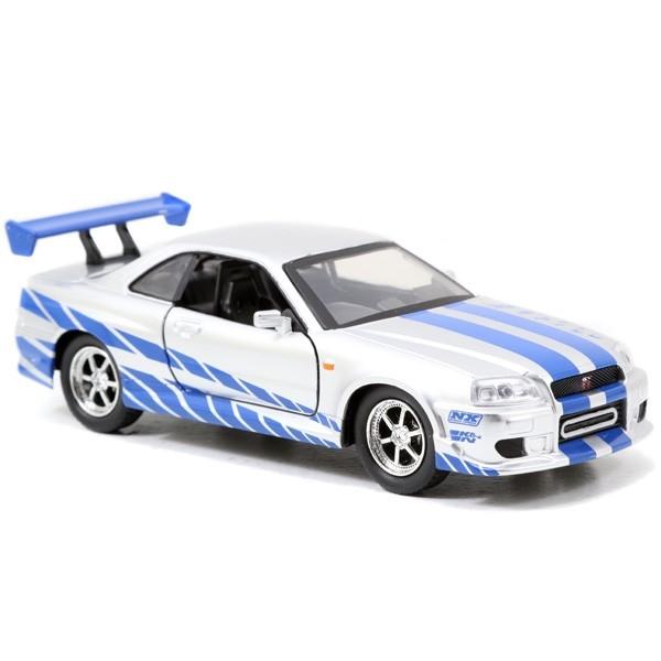 Jada 1:32 Scale - Fast & Furious 2002 Nissan Skyline GTR R34 - Silver - Nerd Arena