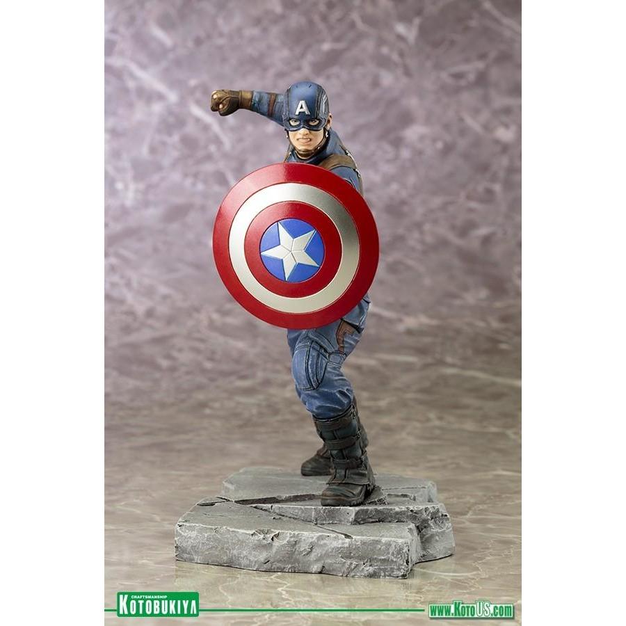 Kotobukiya CAPTAIN AMERICA: CIVIL WAR MOVIE CAPTAIN AMERICA ARTFX+ - Nerd Arena