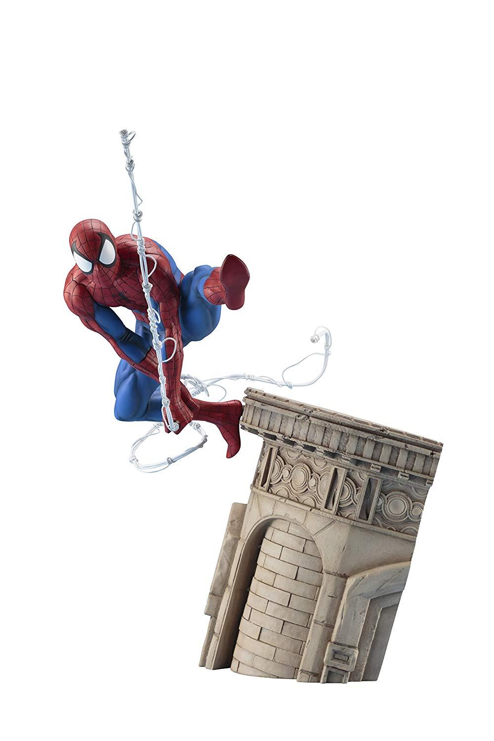 Kotobukiya Marvel Universe Spider-Man Webslinger Artfx Statue Collectible Figure - Nerd Arena