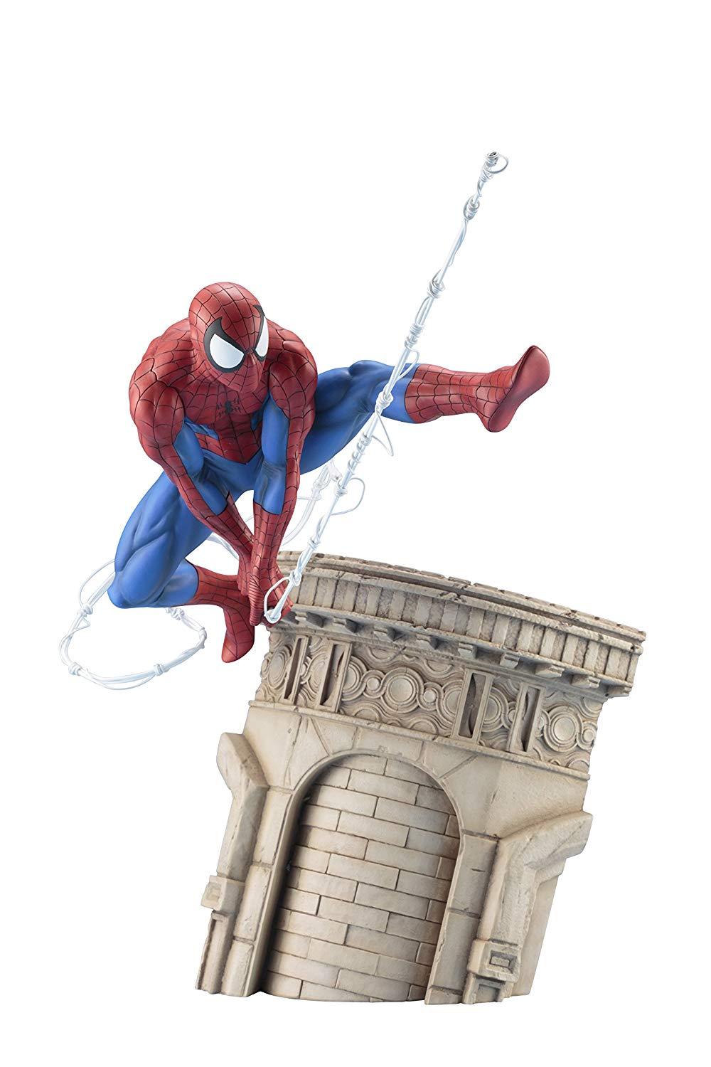 Kotobukiya Marvel Universe Spider-Man Webslinger Artfx Statue Collectible Figure - Nerd Arena