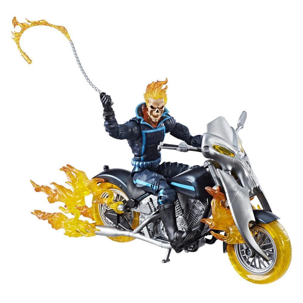 MARVEL LEGENDS SERIES 6-INCH GHOST RIDER WITH FLAME CYCLE - Nerd Arena