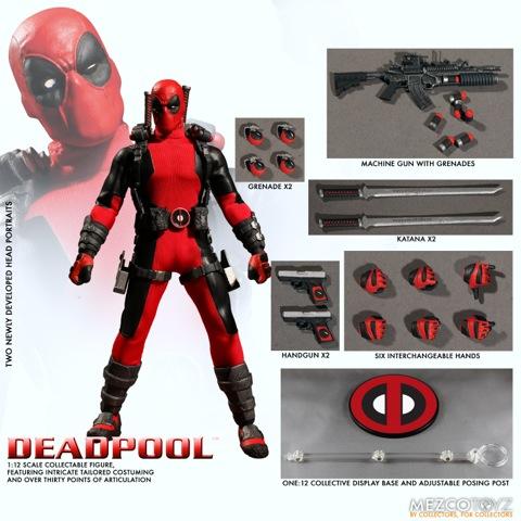 Mezco Marvel One:12 Collective Deadpool Action Figure - Nerd Arena
