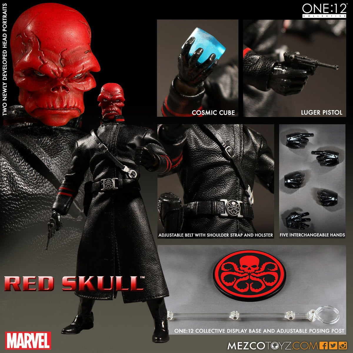 Mezco Marvel One:12 Collective Red Skull Action Figure - Nerd Arena