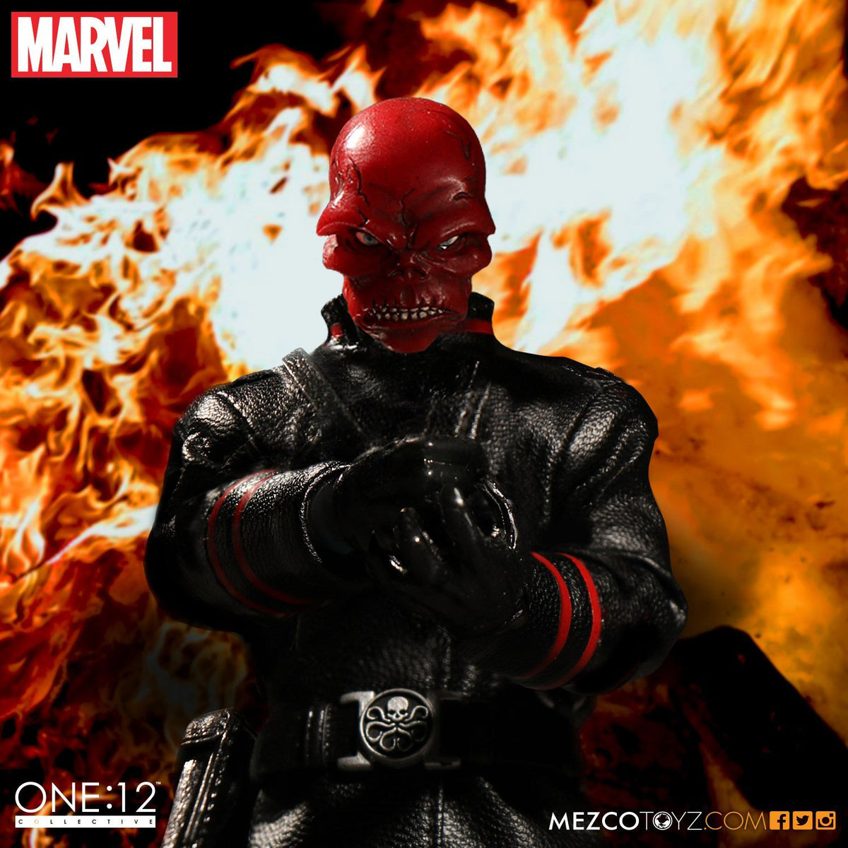 Mezco Marvel One:12 Collective Red Skull Action Figure - Nerd Arena