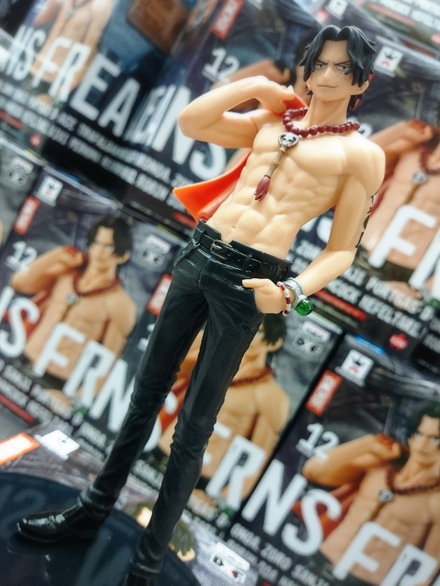 One Piece Jeans Freak Figure Vol. 12 Portgas D. Ace (A) & (B) - Nerd Arena