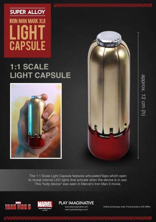 Super Alloy 1/1 Scale Iron Man Mark XLII Light Capsule Limited Edition - Nerd Arena