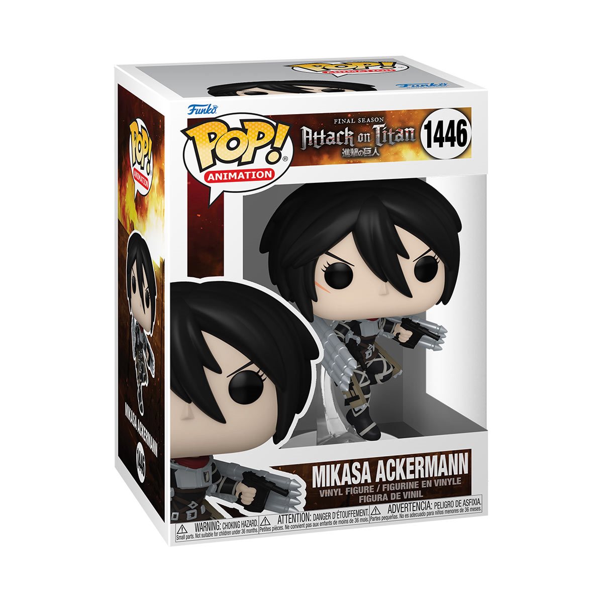 Funko Pop! Animation: Attack on Titan - Mikasa Ackerman #1446