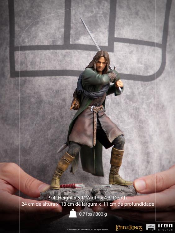 Iron Studios: The Lord of the Rings Battle Diorama Series - Aragorn 1/10 Art Scale Limited Edition Statue