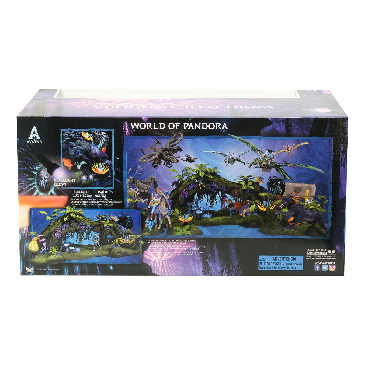 Mcfarlane Avatar: World of Pandora - Omatikaya Rainforest with Jake Sully (Deluxe Playset)