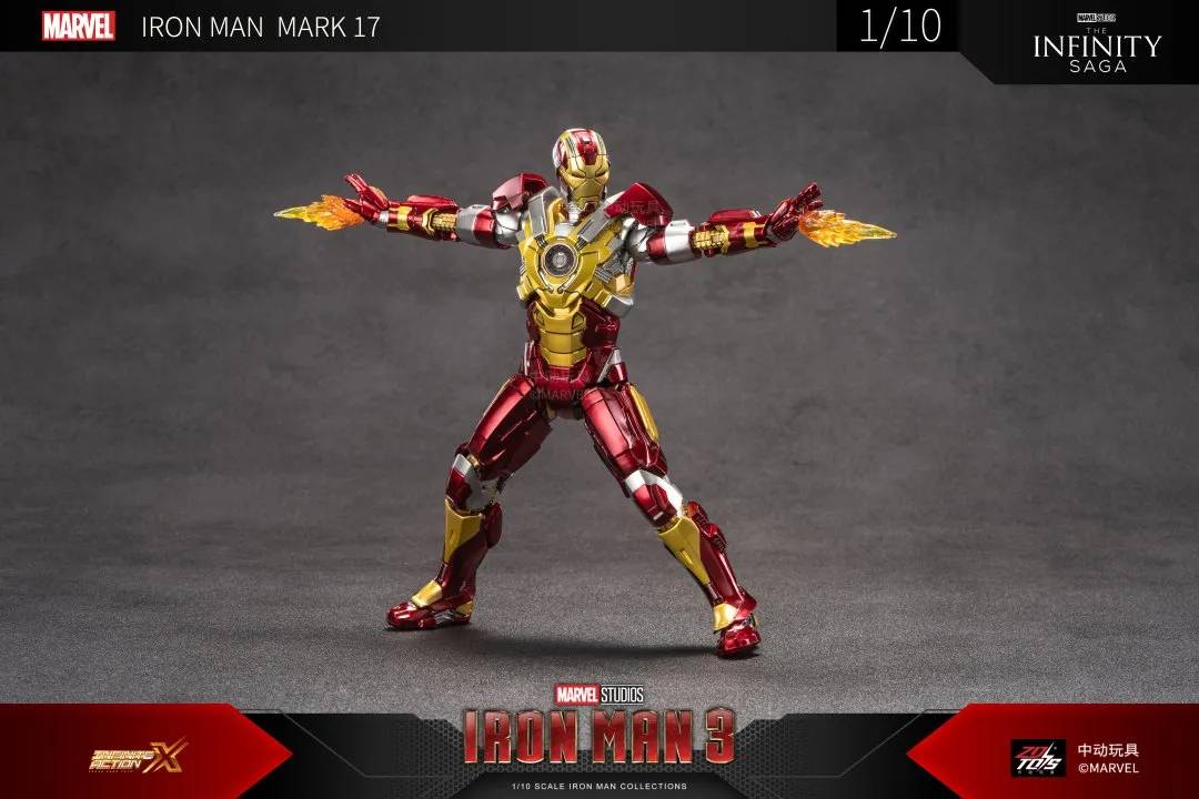 ZD Toys Iron Man Mark 17 (XVII) Action Figure ( No Light Up Function )