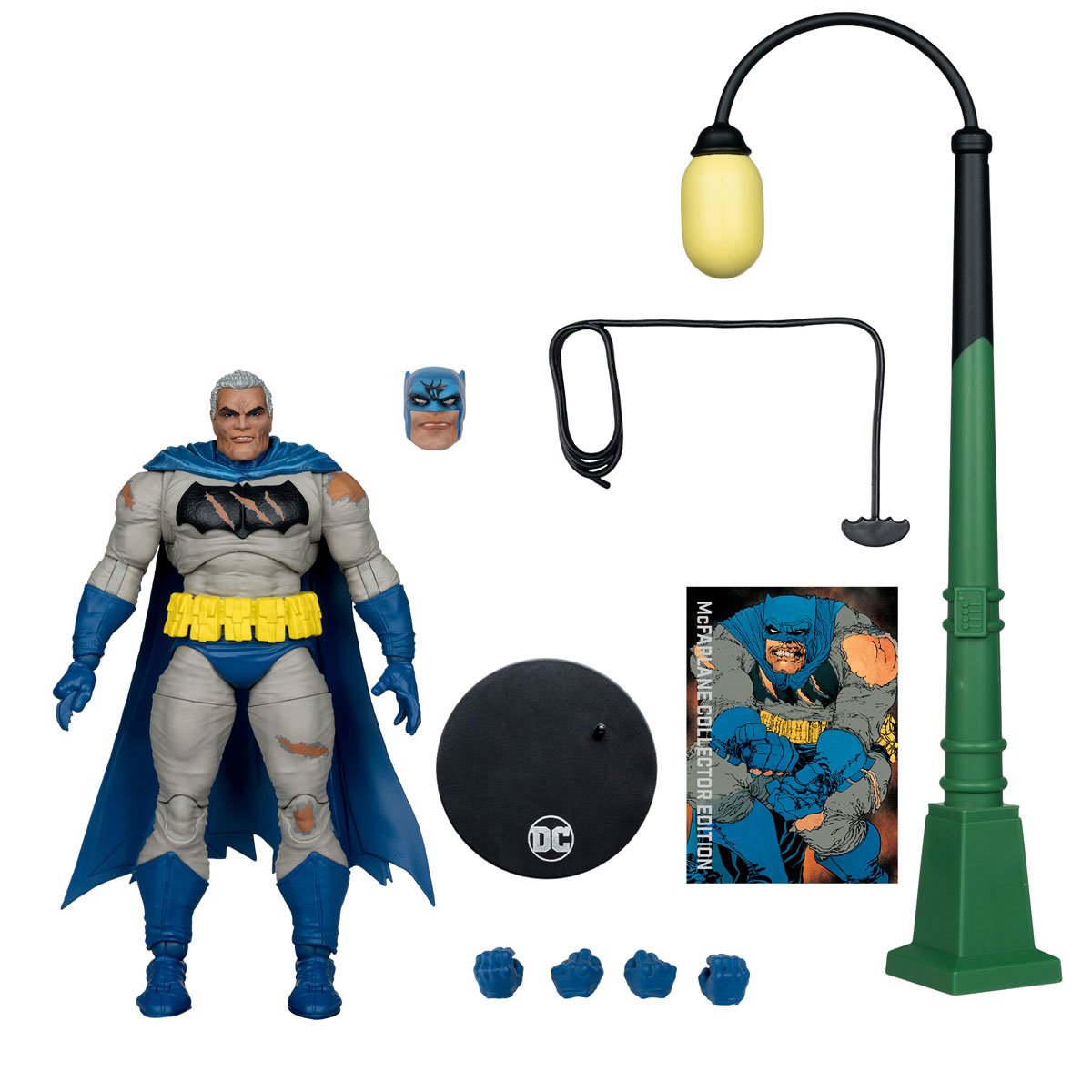 Mcfarlane DC Multiverse - Collector Edition: Batman Dark Knight Returns Battle Damage Blue Outfit Action Figure