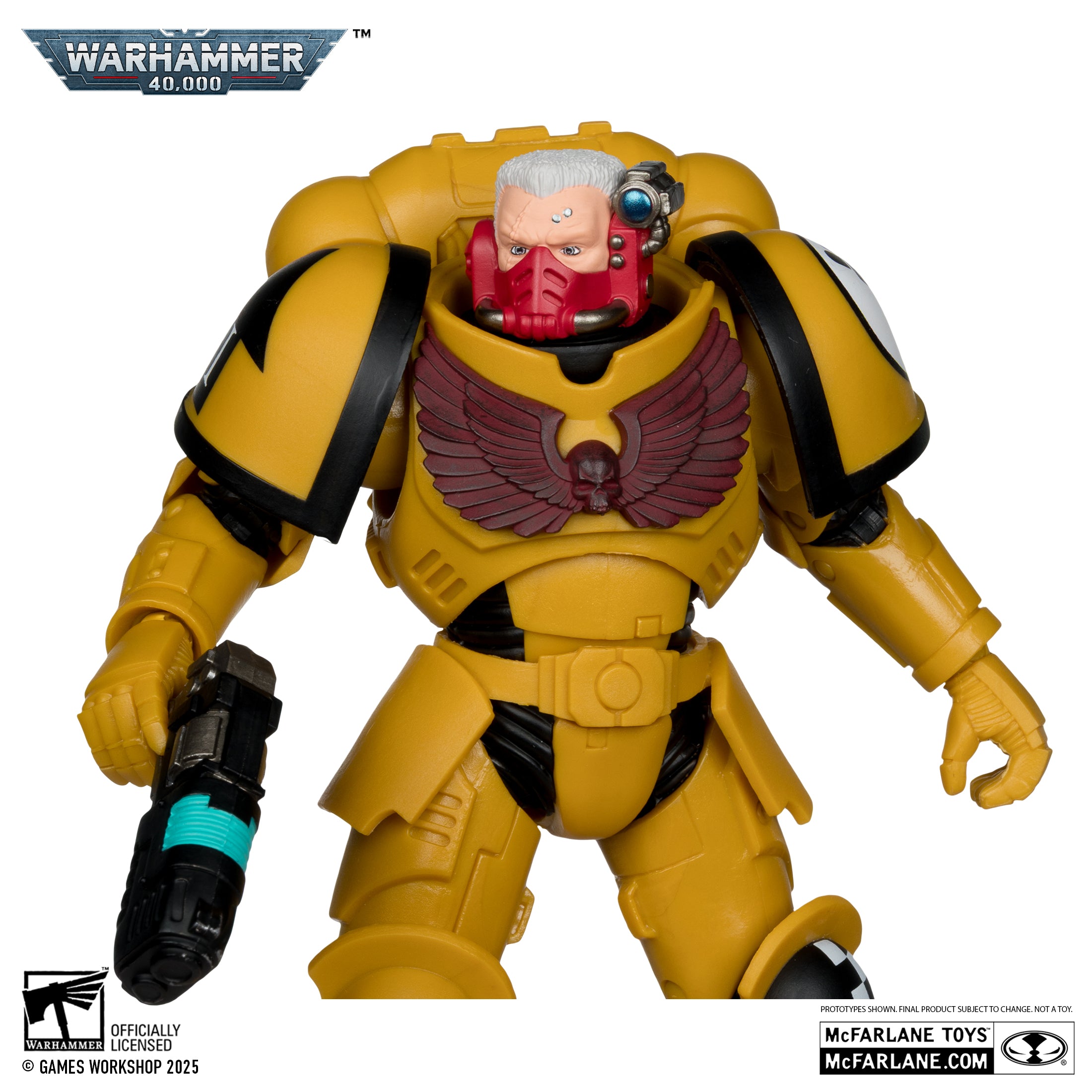 McFarlane Warhammer 40,000: Intercessor Sergeant (Imperial Fist) Gold Label Figure Action Figure