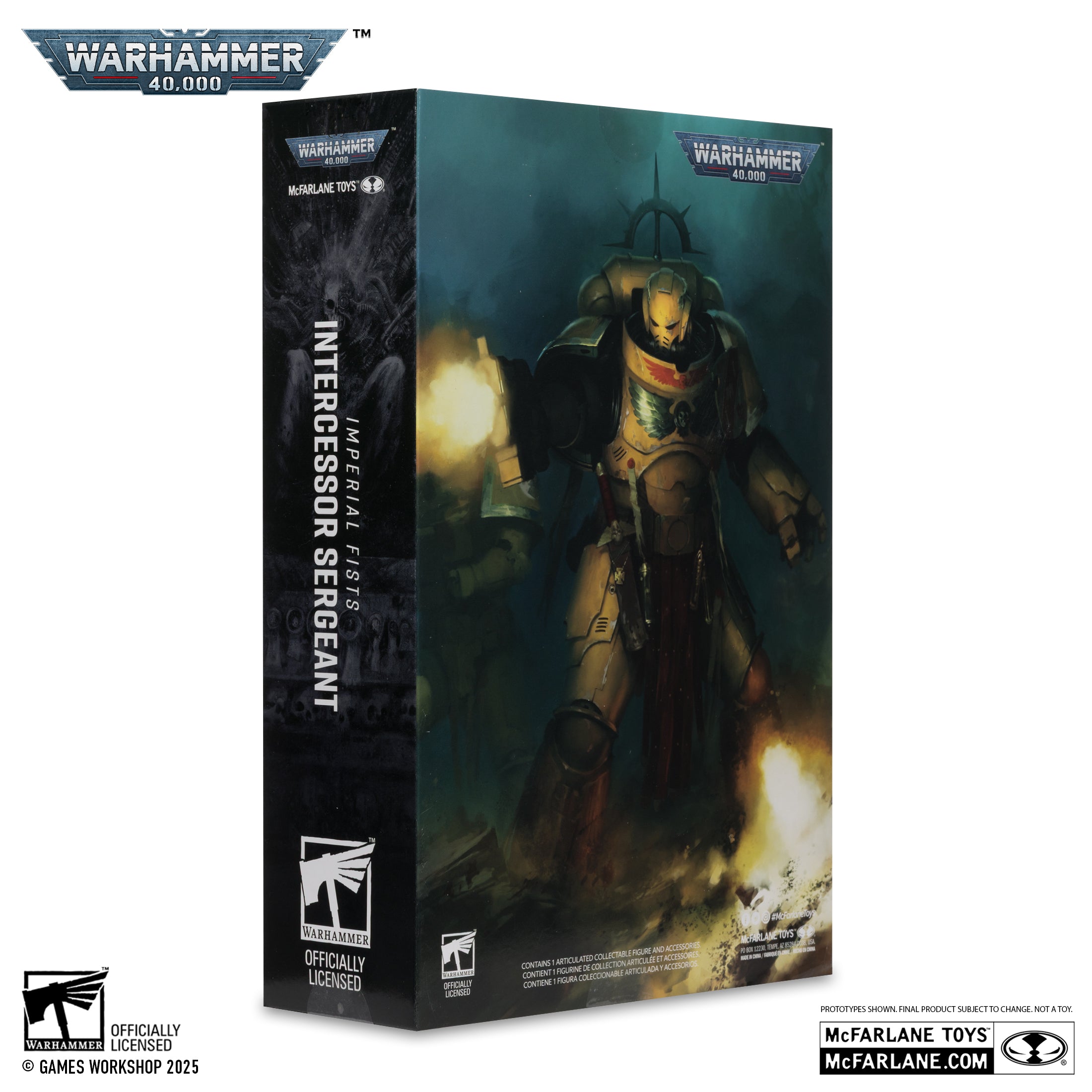 McFarlane Warhammer 40,000: Intercessor Sergeant (Imperial Fist) Gold Label Figure Action Figure