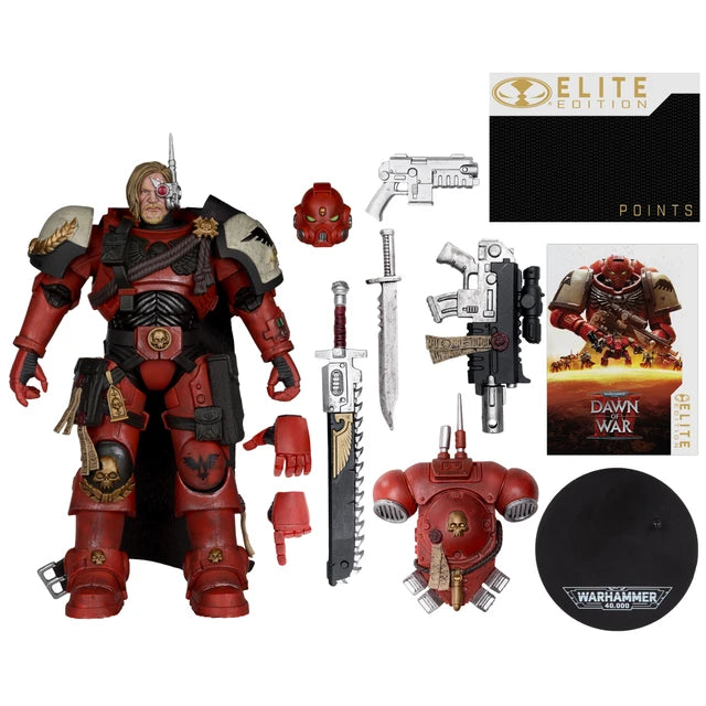 McFarlane Elite Edition - Captain Cyrus – Warhammer 40,000: Dawn of War 4 (Phobos Armor) Action Figure