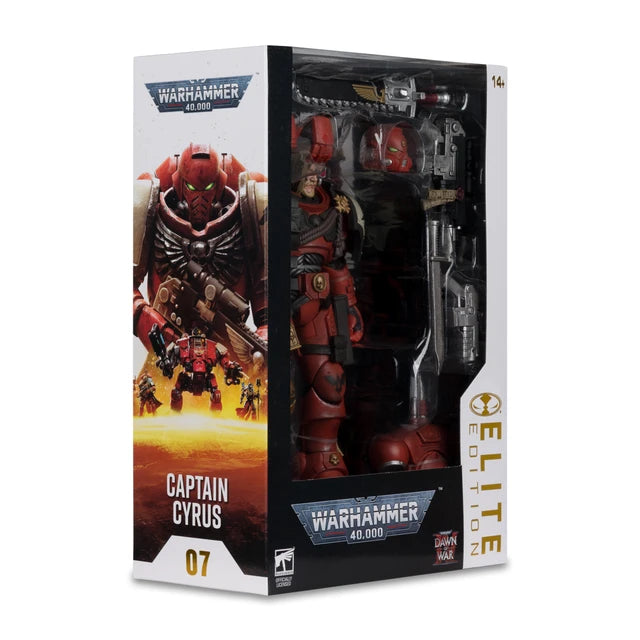 McFarlane Elite Edition - Captain Cyrus – Warhammer 40,000: Dawn of War 4 (Phobos Armor) Action Figure