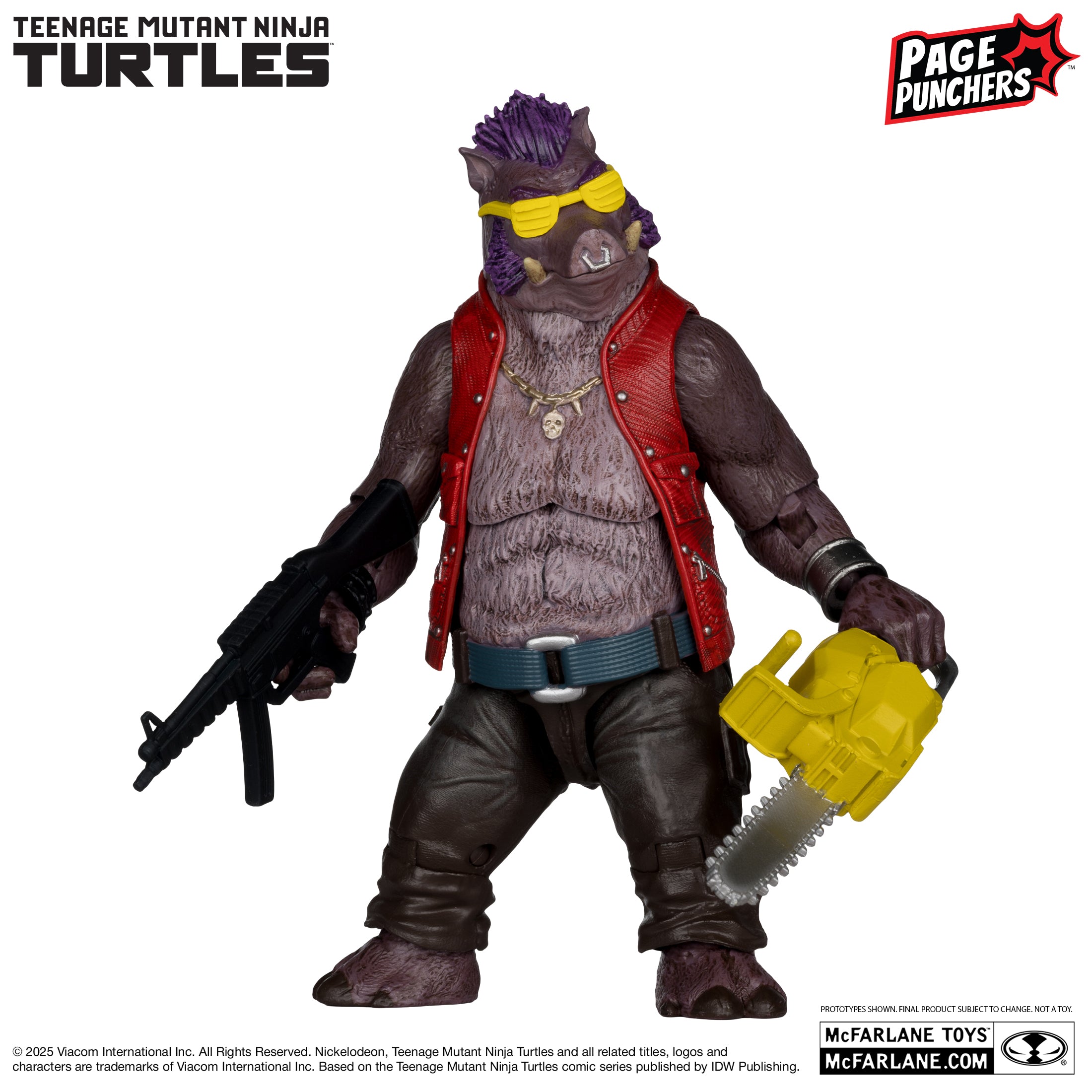 Mcfarlane - Bebop (Teenage Mutant Ninja Turtles) with Comic (Page Punchers) Action Figure