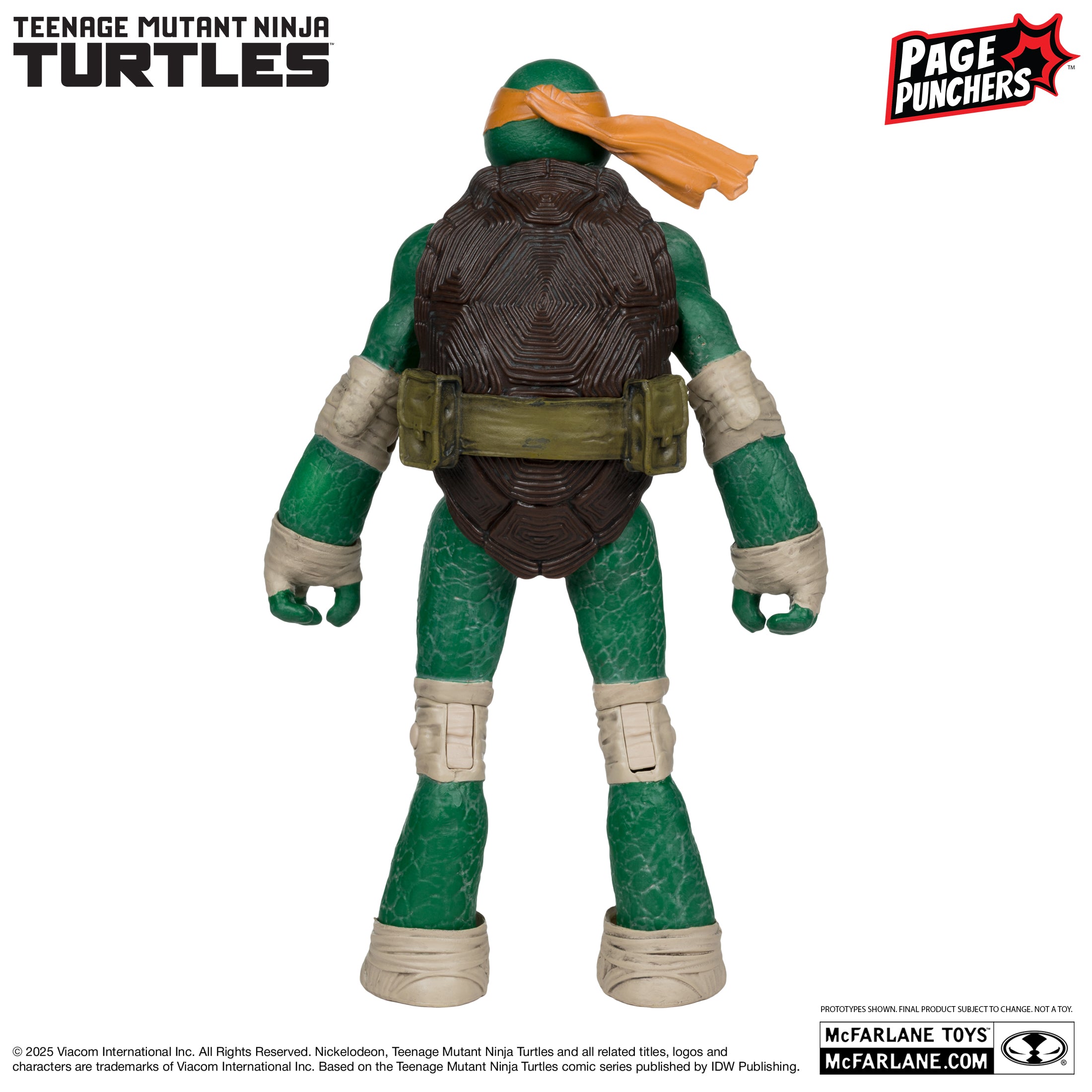 Mcfarlane - Michelangelo (Teenage Mutant Ninja Turtles) with Comic (Page Punchers) Action Figure