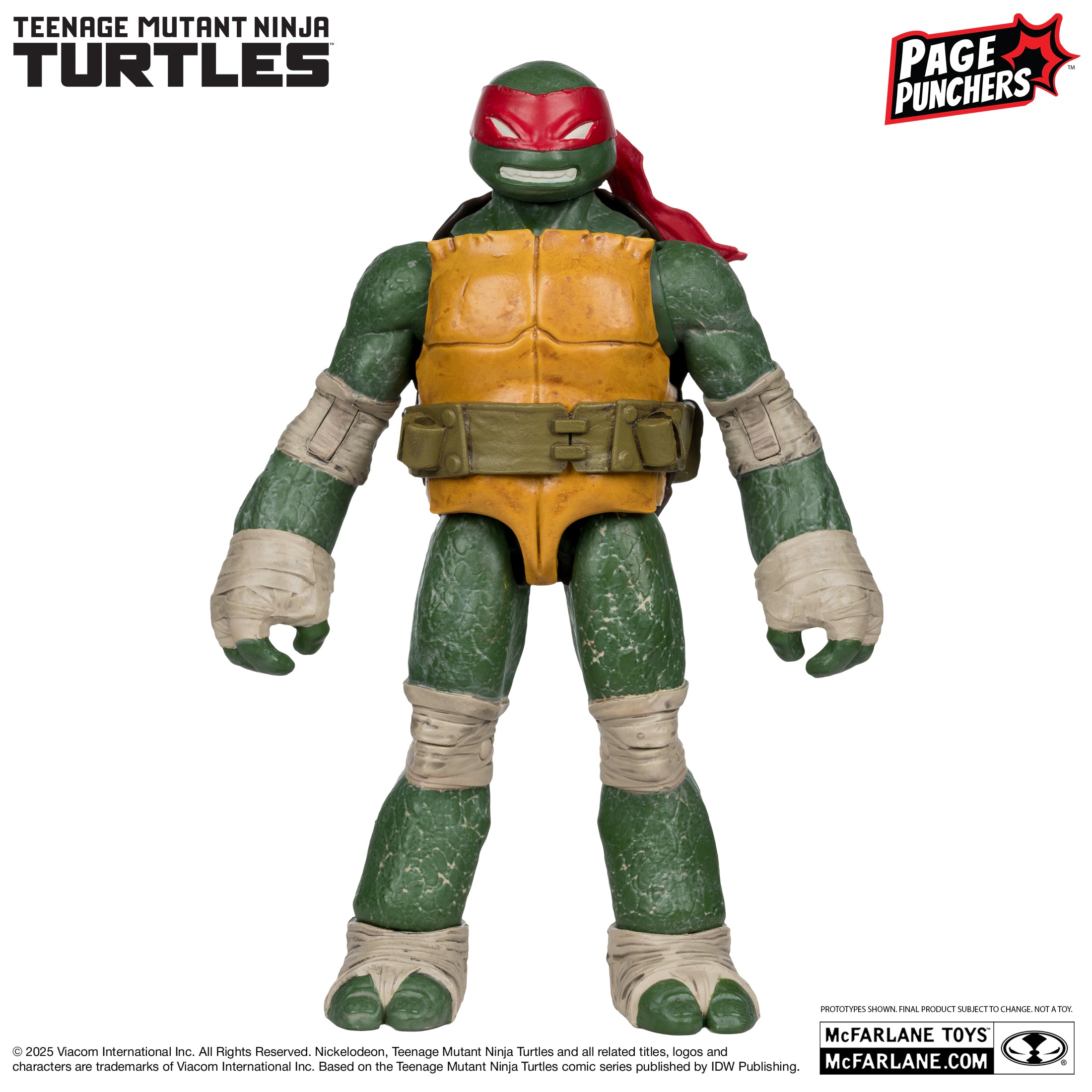 Mcfarlane - Raphael (Teenage Mutant Ninja Turtles) with Comic (Page Punchers) Action Figure