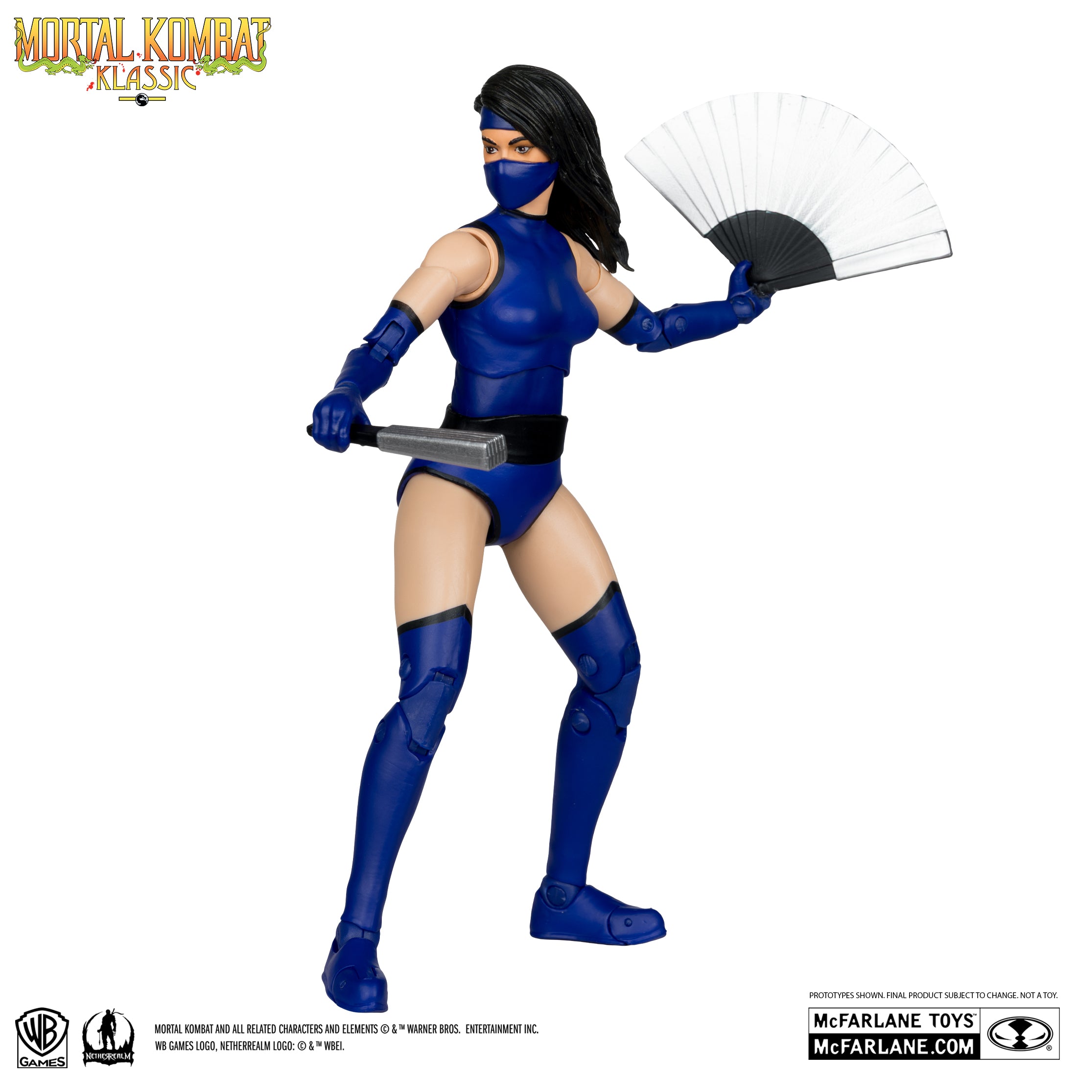 Mcfarlane Toys: Mortal Kombat Klassic - Kitana 7-inch Action Figure (Red Platinum Edition) **Chase**